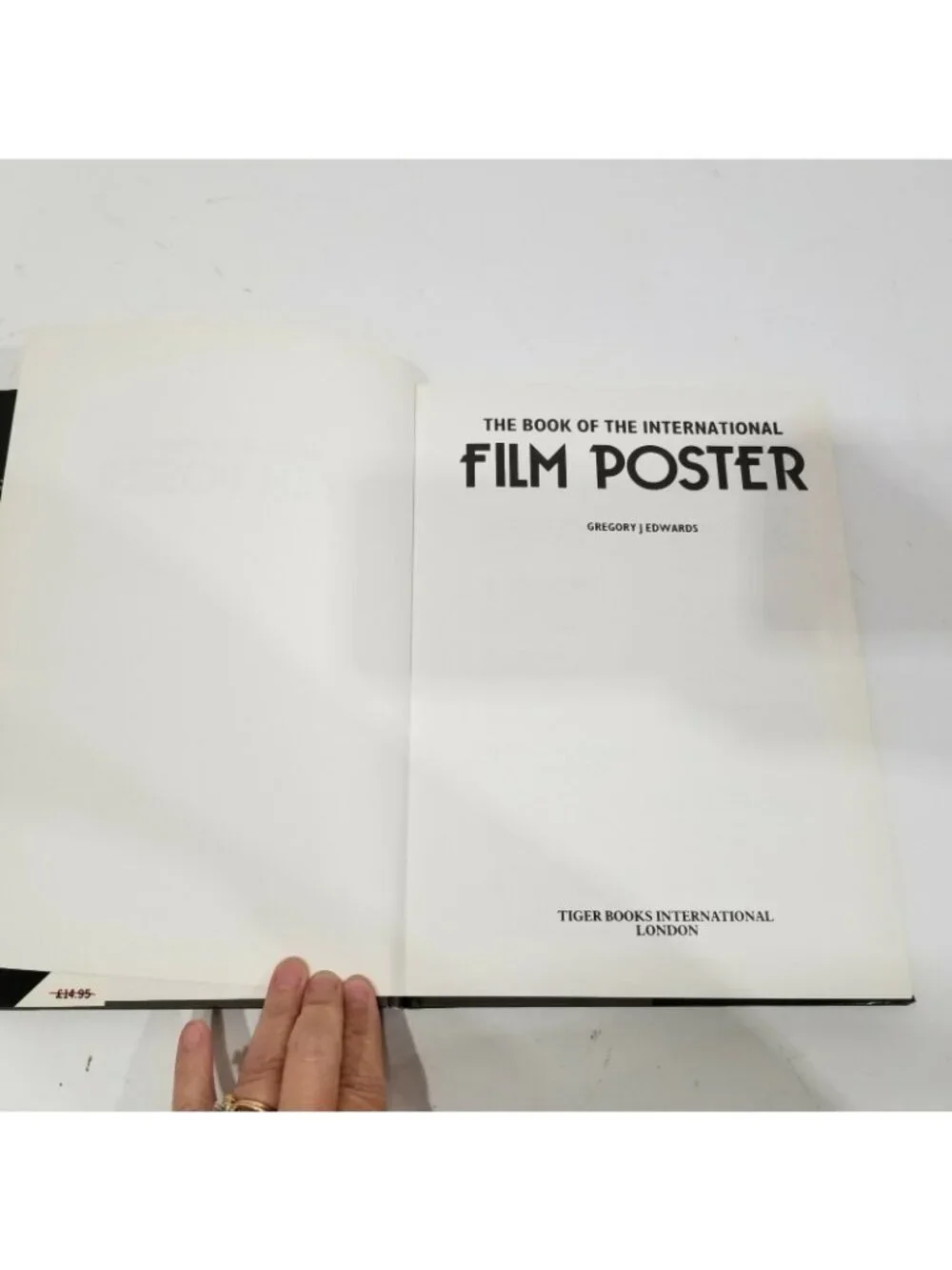 Book of the International Film Poster Gregory Edwards Hardcover Dust Jacket